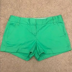 Green Chino Shorts